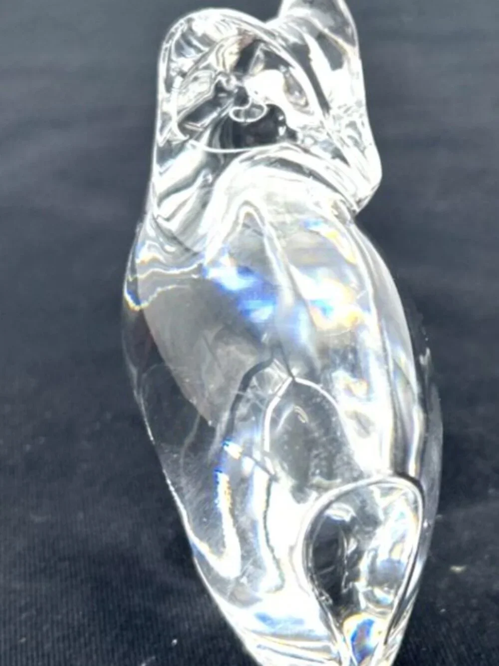 Dansk Ram Figurine Lead Crystal Austria Clear 3.75